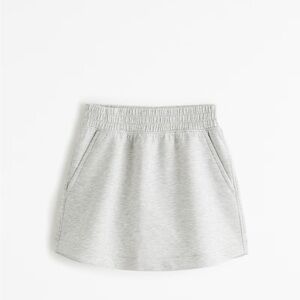 Abercrombie & Fitch YPB neoKNIT Unlined Mini Skirt. GREY. Size XL